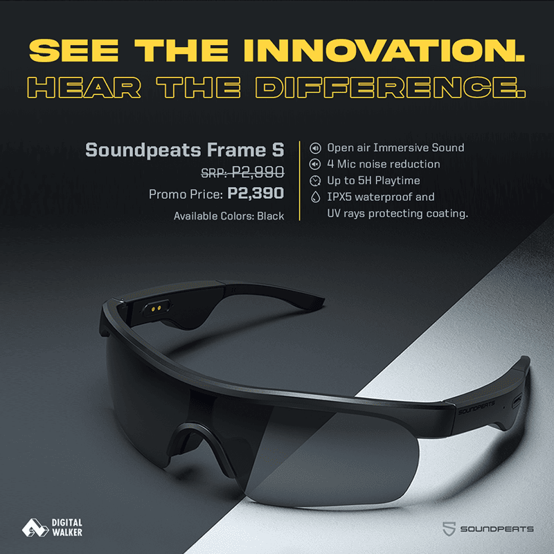 SoundPEATS Frame S Audio Glasses